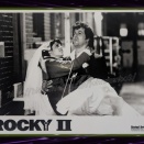 6410：『ロッキー2』海外版白黒ミニスチル エイドリアンをお姫様だっこする帰路のロッキー
