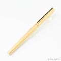 Dunhill Gemline Gold-Plated Barleycorn (Early Model / Slanted Top / 14K / Germany / Montblanc OEM)