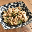 鶏むね肉が驚くほどの柔らかさ！水晶鶏のさっぱり梅和え