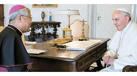 ローマ法王「韓国人が倫理的に生まれ変わることを望む」