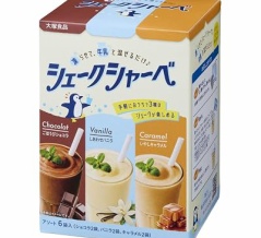 【529円】大塚食品 シェークシャーベ 凍らせて牛乳と混ぜるだけ 3種 100g×6袋セットがクーポン特価