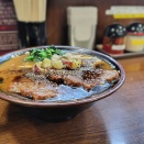 ラーメン 大山家 昭島店＠昭島市【042 TOKYO RAMEN RALLY】<限定・秋のとき卵ガッツリBLACK>