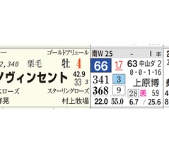 【レース予想】中山12Ｒ・外房Ｓ（３歳上３勝クラス）