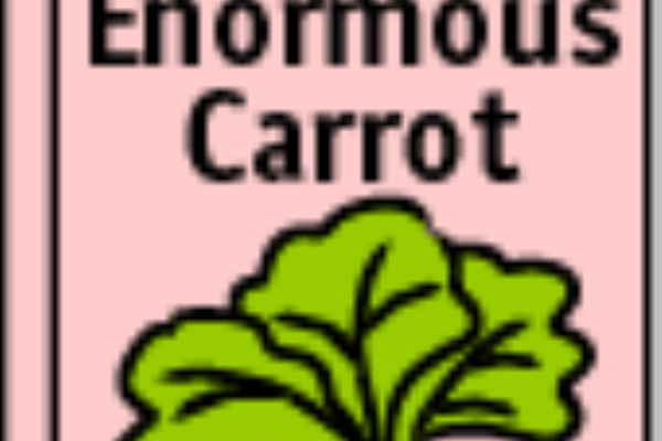 読み方の練習 The Enormous Carrot 英語絵本クラブ