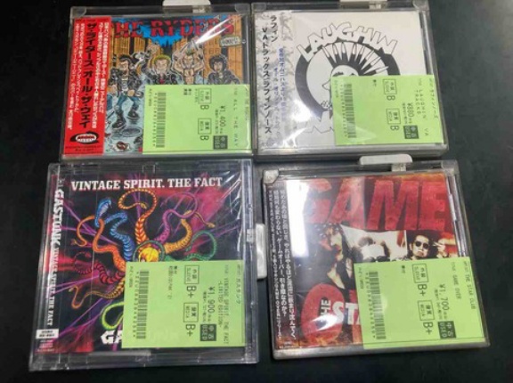 80'Sの日本人PUNKを中心に中古CDが入荷!!