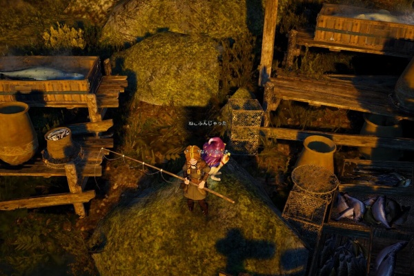 黒い砂漠の捩花