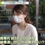 『【画像】貧困女子大生「助けて！生理用品(500円)が買えないの！でも携帯代(12,000円)は払う！www」』の画像