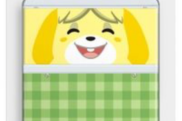 N3DS きせかえプレート No.013 どうぶつの森・しずえ N3DS きせかえ