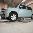 代車＆デモカーのラパン、マフラー交換