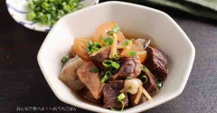 牛筋の煮込み【圧力鍋レシピ】