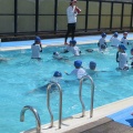 ７月１４日　２年生　着衣水泳