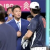 【侍ジャパン】大谷翔平が日本ハム時代の先輩・中田翔氏と再会　１６年の日本一時には主力として貢献