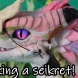 『羊毛フェルトで作ったモンハンワイルズのセクレトがかわいい』の画像