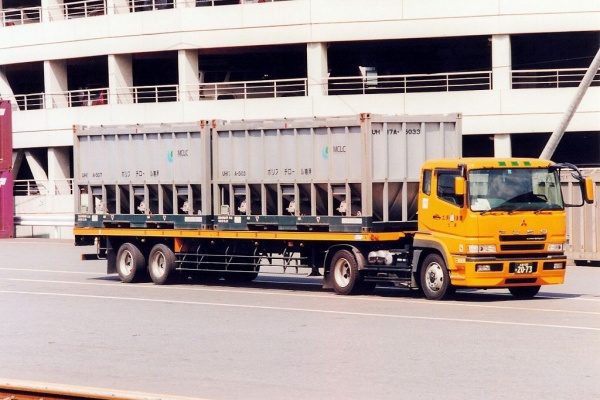スカニアコンテナ運搬フルトレーラーJRF日本通運トミックス製コンテナ