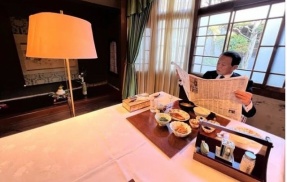 【画像】麻生太郎家の朝食wwwwwww
