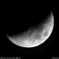 令和6(2024)年4月14日の天体観測 月の直焦点撮影