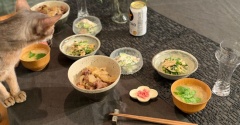 赤城牛の牛丼の夜ごはん
