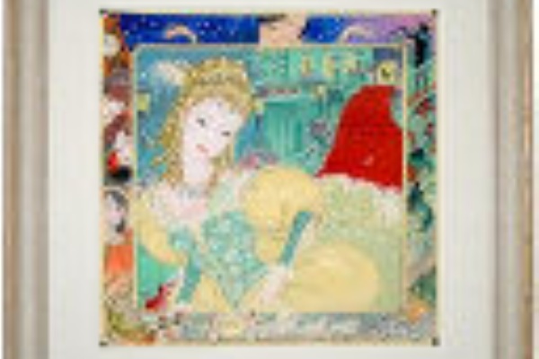日本画（絹本着彩）　中塚一杉 6 Ukiyo e pictures Images: PICRYL - Public Domain Media
