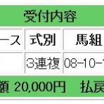爆発力のある馬券予想：競馬
