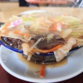 「定食・中華そば　万ぷく食堂」　相変わらずヤバい、あんかけそば♪福山市沼隈町　