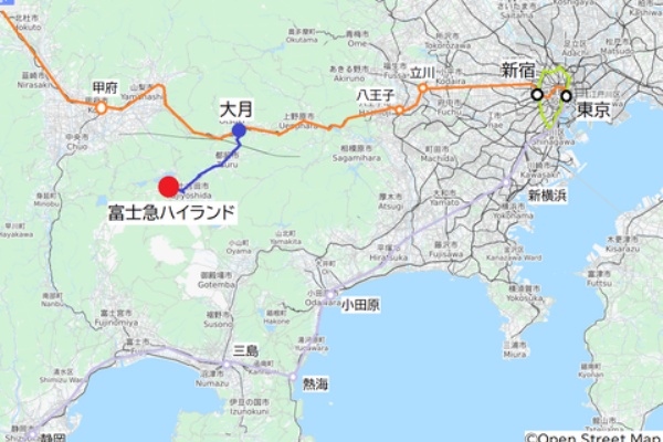 非公式 富士急ハイランドコニファーフォレストへのアクセス案内 5 22 5 23対応