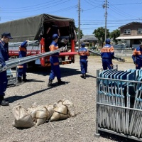 岐阜市中消防団特別点検(操法大会)の当番分団