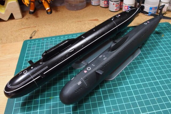 クローゼットの中のおもちゃ箱 - ホビーボス 1/350 ロシア潜水艦