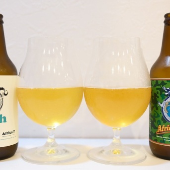 志賀高原ビール Africa Pale AleとFresh Hop Africa!?を飲み比べてみました。