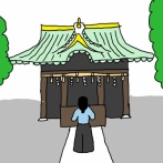 姉と一緒に三島1泊旅行③三島大社で鹿と鯉に大はしゃぎ