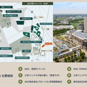 「柏の葉キャンパス」地域に2027年以降に開設される研究施設一覧