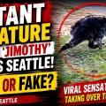 猫だと思って撮影したら、アライグマの異形ミュータントだった