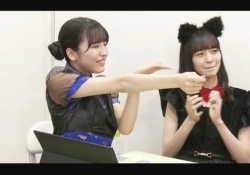 たまらんｗ 早川聖来の”投げキッス”＆金川紗耶の”舌ペロ”がえちえちすぎるｗｗｗｗｗ