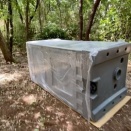 【文明開化】キャンプ場に最強の「個室」がやってきた！〜400Lの安心感と親父の遺産〜