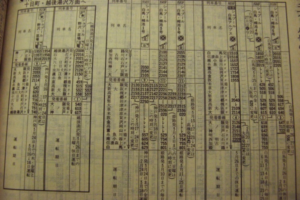 【時刻表】1955年東海道＊飯田＊関西＊中央＊北陸＊近鉄＊名鉄 時刻表】1955年東海道＊飯田＊関西＊中央＊北陸＊近鉄＊名鉄