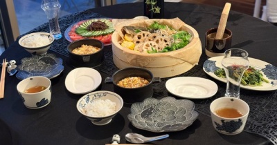 コチの中華蒸しとかの夜ごはん