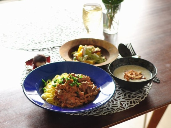 時間差で食べるときの晩ごはんにパスタにするんじゃなかった