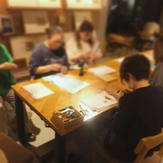『水引のお稽古』それぞれ。