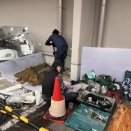 配管工事と配線とペダル