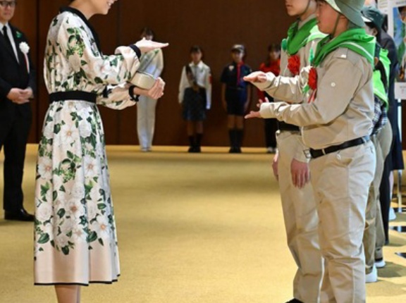 NMR掲載　緑の感謝祭式典にご出席の佳子さま