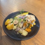 わんことアロマと手ごねパン