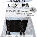『【モニター募集】大きめサイズ キモノ用帯ベルト』の画像
