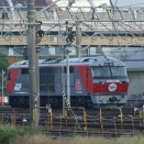 2025年10月30日　今朝の写真　EF510-2と22