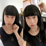 『デザイン袖プルオーバーと千鳥柄ミニスカートお顔編///きゃわわ///』の画像