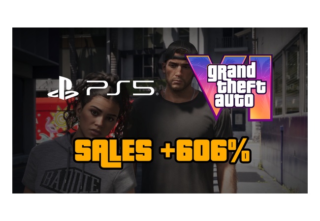 GTA6の予約、PS5版606%増でXboxとの差を見せつける