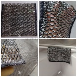 『良く落ちるミトン型のウォッシュメッシュ』の画像