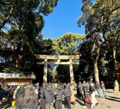 明治神宮へ初詣…