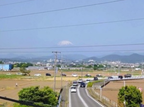 のぞみから富士山