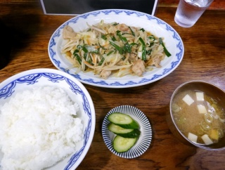 中華料理　再来軒　〜　肉野菜炒め定食