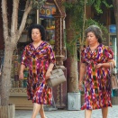 目を奪われたアドレス織りのワンピース