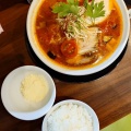ラーメン塩司【コク旨なトマトラーメン＋小ごはん＋チーズトッピング】＠静岡市駿河区中田本町